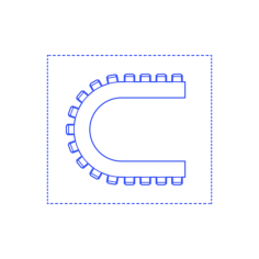 Layouts Meeting Conference Rooms U Shape Round Large Line Art Illustration Svg, Free Vectors File